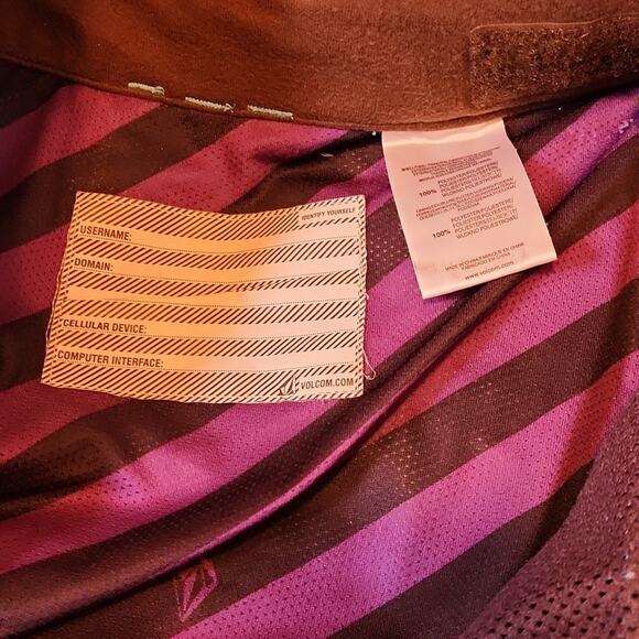 Volcom Nimbus Snowboarding Pants Women's Size Large Aqua Blue - Picture 15 of 15